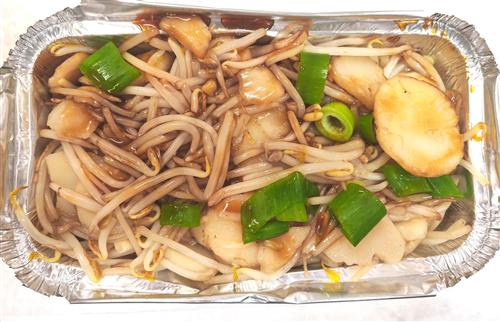 71+waterchestnuts________fried beanshoots with waterchestnuts